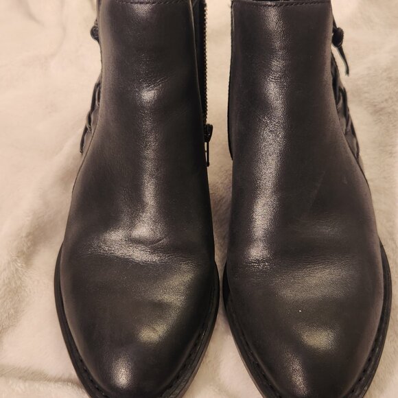 Born - Ankle Boot - Bessie - Black Smooth Leather - Size 9 (EU 40.5) - Picture 3 of 8